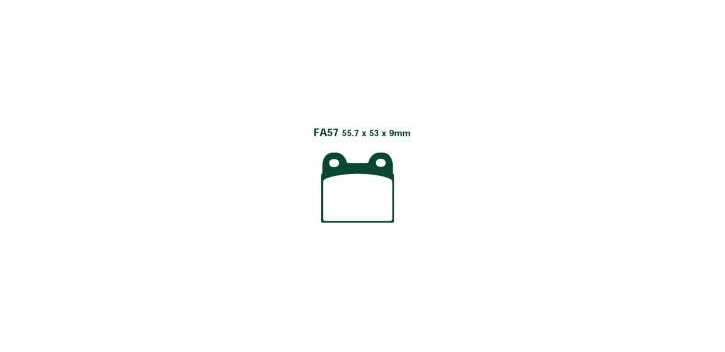 EBCEBC Bremsklatze Standard FA57