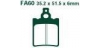 EBC brzdové platničky Standard FA60