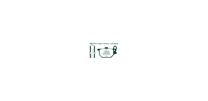 EBCEBC Bremsklatze Standard FA61