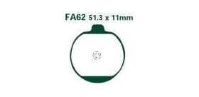 EBCEBC Bremsklatze Standard FA62