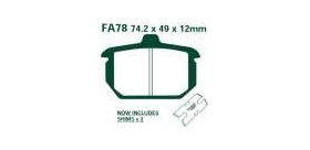 EBCEBC Bremsklatze Standard FA78