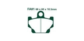 EBCEBC Bremsklatze Standard FA81