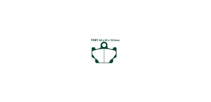 EBCEBC Bremsklatze Standard FA81
