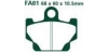 EBC brzdové platničky Standard FA81
