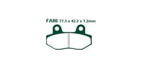 EBCEBC Bremsklatze Standard FA86 (siehe auch SFA86)