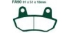 EBC brzdové platničky Standard FA90