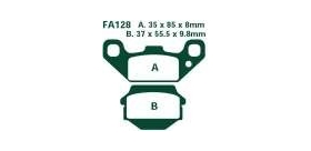 EBCEBC Bremsklatze TT FA128 Standard