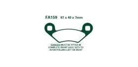 EBCEBC Bremsklatze TT FA159 Standard