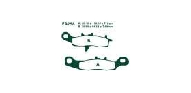 EBCEBC Bremsklatze TT FA258  Standard