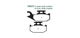 EBCEBC Bremsklatze TT FA317 Standard