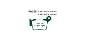 EBCEBC Bremsklatze TT FA368 Standard