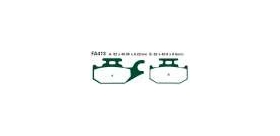 EBCEBC Bremsklatze TT FA413 Standard