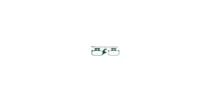 EBCEBC Bremsklatze TT FA413 Standard