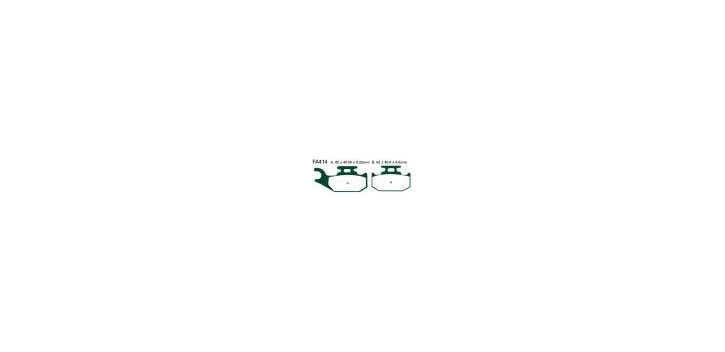 EBCEBC Bremsklatze TT FA414 Standard